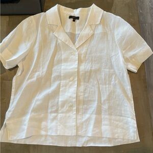 Classic White Linen Quince Women’s Shirt